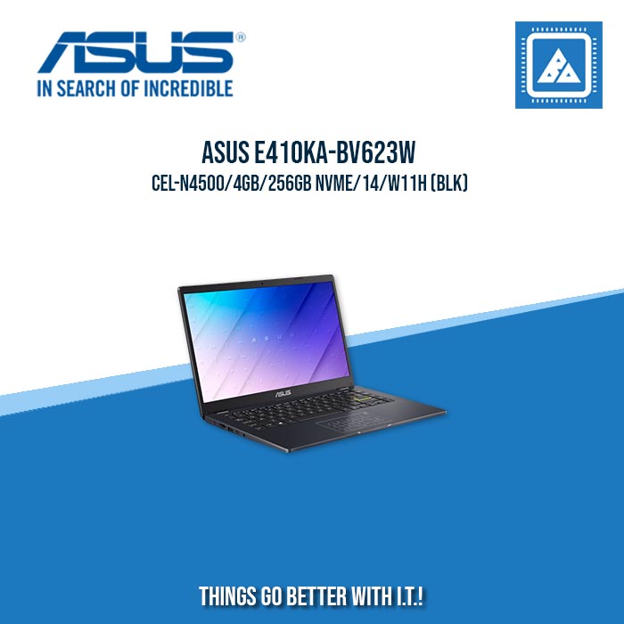 ASUS VIVOBOOK E410KA-BV623W CEL-N4500/4GB/256GB NVME | BEST FOR STUDENT LAPTOP ASUS VIVOBOOK E410KA-BV623W CEL-N4500/4GB/256GB NVME | BEST FOR STUDENT LAPTOP